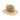 By del Rio Straw Fedora Hat