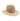 By del Rio Straw Fedora Hat