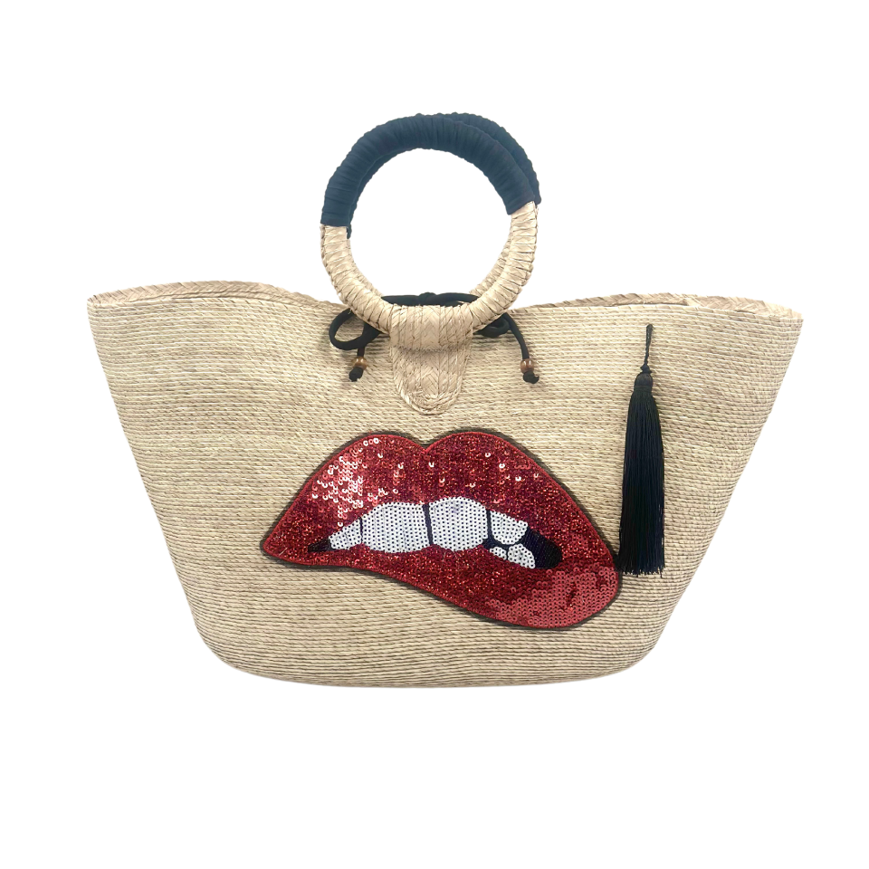 Lips Original  Large Palm Leaf Bag