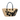Hand Painted Straw Beach Bag