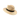 Straw and Vegan Leather Fedora Hat