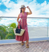 Casual Palm Leaf Beach Bag