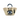 Evil Eye Straw Medium Beach Bag
