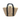 Riviera Chic Straw and Leather Tote
