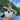 Cancun straw and cotton beach tote handbag