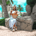 By del Rio Straw and Vegan Leather Tote Handbag